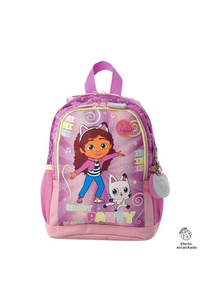 Morral Para Niña Gabbys Party Mediano Rosado