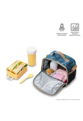 Lonchera Térmica Para Niño Jurassic World Territory Grande Azul