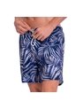 Pantaloneta Estampada Para Hombre Lown Azul de Totto