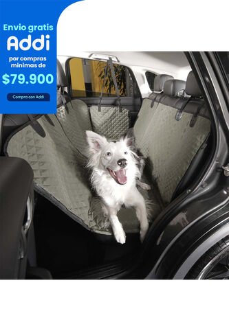 Protector De Carro Para Mascotas Silla Trasera Ride Verde Totto