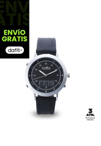 Reloj Análogo Digital Field 2.0 Color Negro Totto