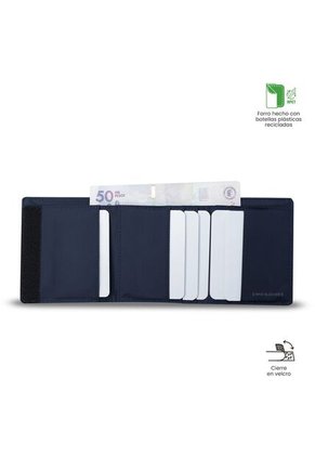 Billetera Para Hombre Sayle Con RFID Blocker Azul