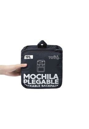 Mochila Plegable Liviana Collapse Grande Azul