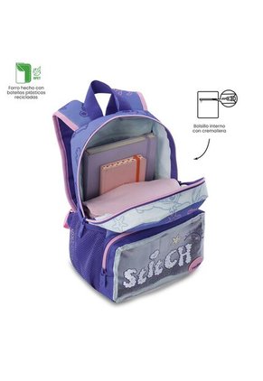 Morral Para Niña Stitch On The Beach Pequeña Azul