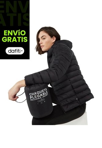 Chaqueta Para Mujer Colorfull Negra Totto