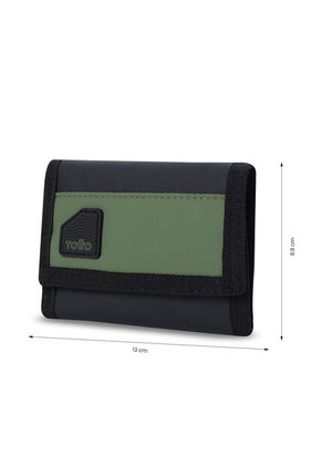 Billetera Para Hombre Contrast Chain Con RFID Blocker Negra