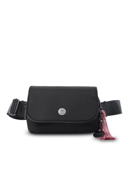 Riñonera Para Mujer Corneana Color Negra