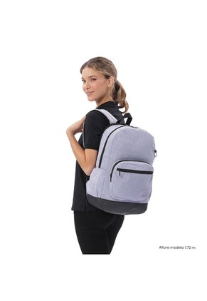 Morral Universitario Tocaxu Plus Porta PC 15" Morado Mujer