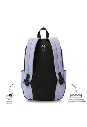 Morral Universitario Tocaxu Plus Porta PC 15" Morado Mujer