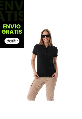 Camisa Polo Para Mujer Masara Negra Totto