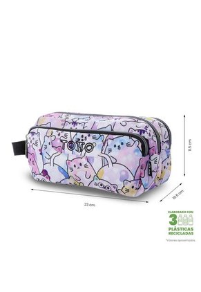 Cartuchera Multiuso Agapec Glitter Grande Rosada Mujer