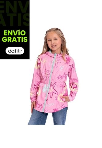 Chaqueta Para Niña Meambar Ligera Color Rosada Totto