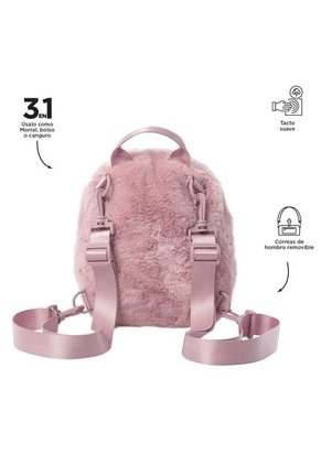 Morral Pequeño 3 En 1 Yuen Fashion Rosado Mujer