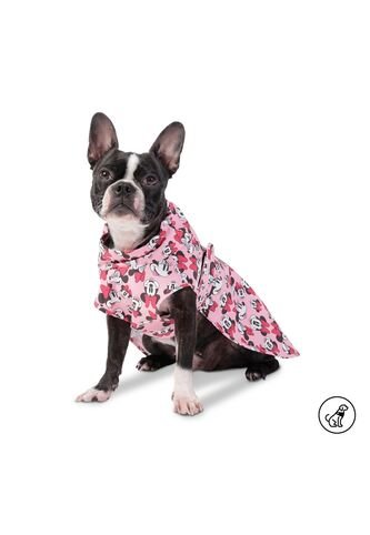 Capa De Lluvia Para Perro Minnie Mouse Sussy Rosada Totto