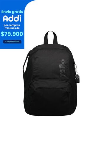 Morral Universitario Gammatto Negro Unisex Totto