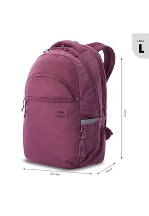 Morral Universitario Porta PC 15.4" Indo Rosado Rose Mujer