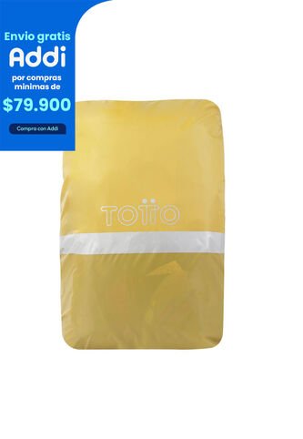 Forro Impermeable Rain Cover Plegable Para Maleta Amarilla Totto