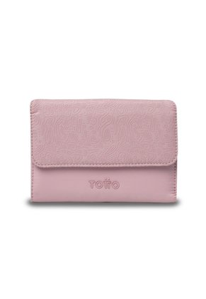 Billetera Mujer Montana Mediana Con RFID Blocker Rosada