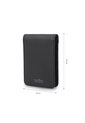 Billetera Hombre Wood Pequeña Con RFID Blocker Negra de Totto