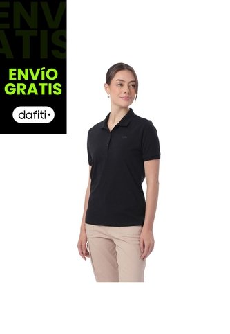 Camisa Polo Para Mujer Chechi Negra Totto