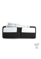 Billetera Hombre Wood Pequeña Con RFID Blocker Negra de Totto