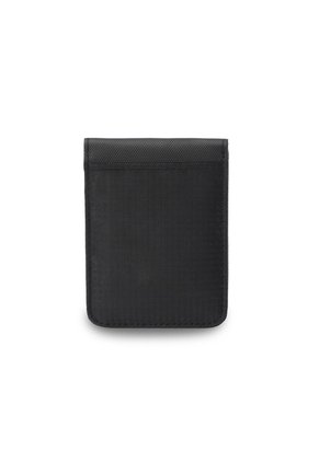 Billetera Hombre Wood Pequeña Con RFID Blocker Negra