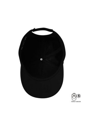 Gorra Beisbolera Tolon Con Filtro UV Negra