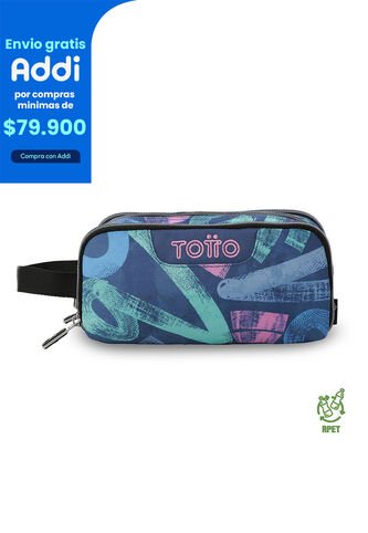 Cartuchera Multiuso Cinta Pro Mediana Azul Mujer Totto