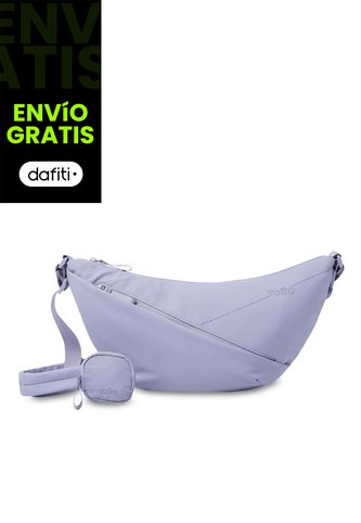 Bolso Para Mujer Suzuka Tipo Crossbody Pequeño Morado Totto
