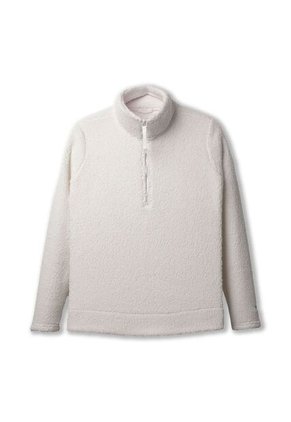 Buzo Con Cremallera Para Mujer Shorel Pullover Blanco