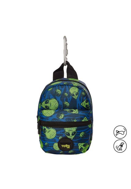 Mini Morral Para Perro Gary Azul