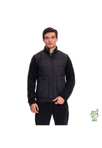 Chaqueta Acolchada Para Hombre Jetty Negra Totto