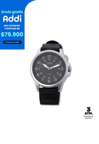 Reloj Analógico Ticker 2.0 Color Negro Totto