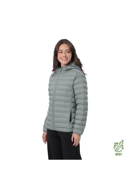 Chaqueta Acolchada Para Mujer Colorfull Pro Verde