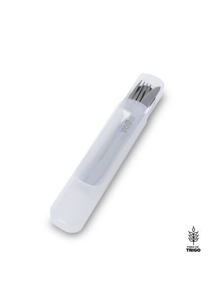 Juego De Cubiertos X 3 Spunt Blancos