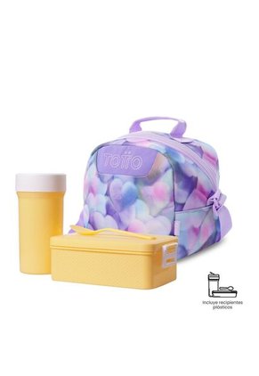 Lonchera Térmica Para Mujer Borrador Mediano Morada