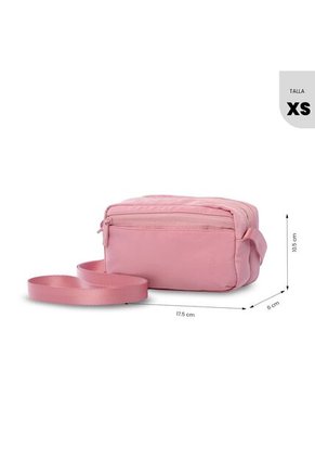 Bolso Para Mujer Bombo Tipo Crossbody Pequeño Rosado