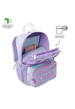 Morral Para Niña Andy Cat Pequeño Morado