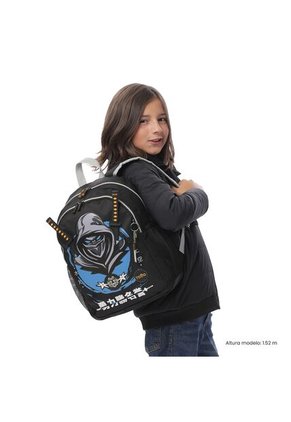 Combo Escolar Morral Hanzo Mediano + Lonchera Y Cartuchera