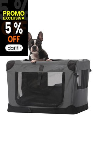 Guacal Para Perro Pequeño Doggy Xs Gris Totto