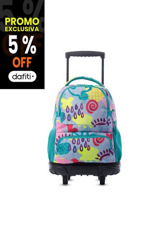 Maleta Para Niña Con Ruedas Skl Grande Morado Totto
