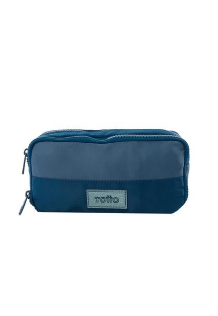 Cartuchera Escolar Cluw Azul/Gris