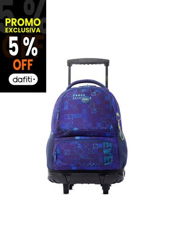 Maleta Para Niño Con Ruedas Skl Grande Azul Totto