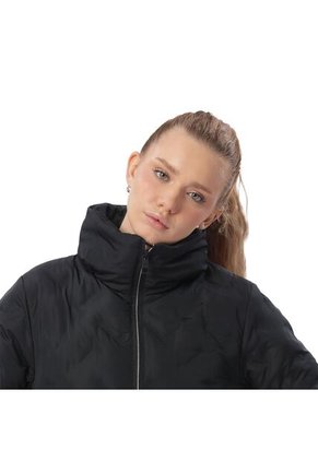 Chaqueta Acolchada Para Mujer Bab Negra