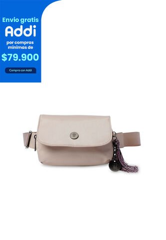 Riñonera Mujer Corneana Mediana Color Beige Totto