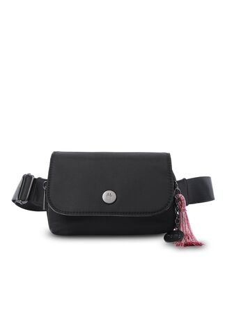 Riñonera Para Mujer Corneana Color Negra Totto