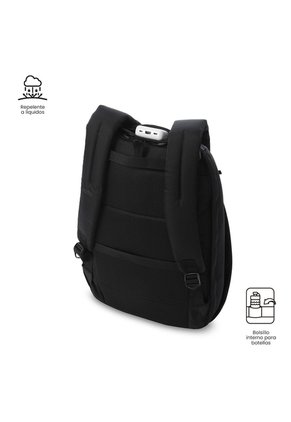 Morral Antirrobo Porta PC 16" Twill Negro Hombre