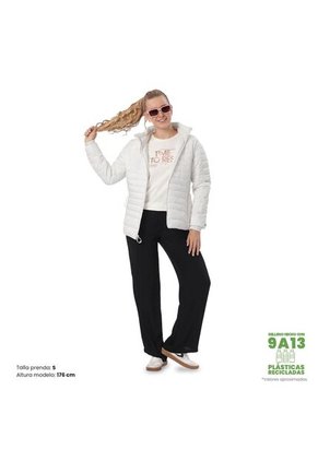 Chaqueta Acolchada 2 En 1 Para Mujer Chalina Blanca