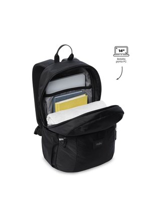 Morral Universitario Porta PC 14" Trik Negro Unisex