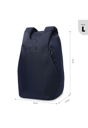 Morral Antirrobo Porta PC 16" Twill Azul Hombre